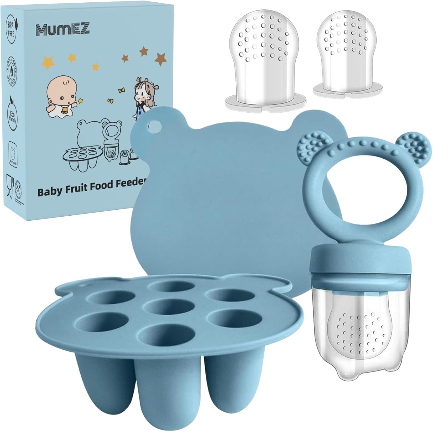 MumEZ Baby Fruit Feeder Pacifier Convenient Baby Food Feeder Set