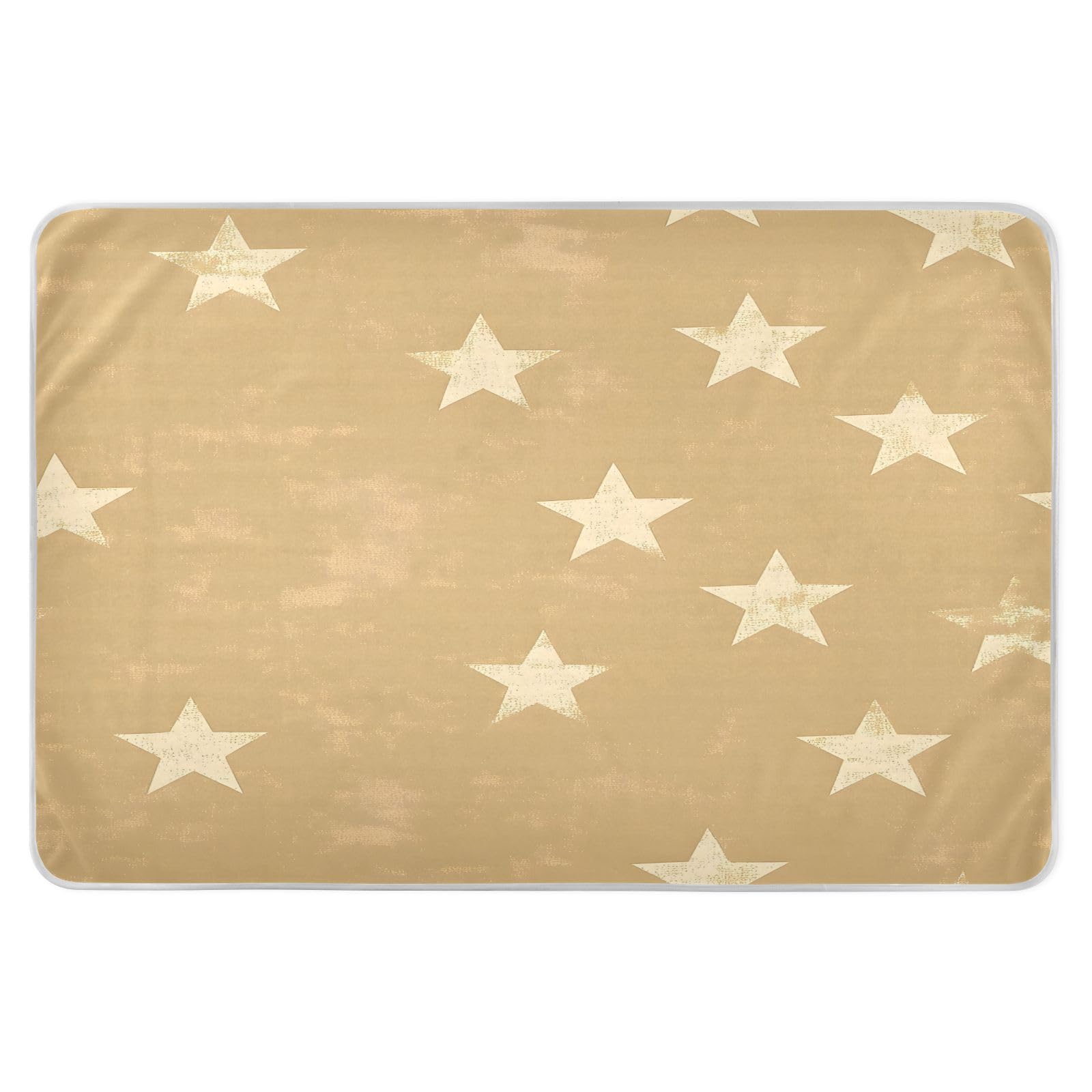 BOESI Doodle Colorful Star Pattern Waterproof Pads for Bedwetting and Incontinence, Reusable Pads, Reusable Diaper Pads for Bed, Sofa, Travel