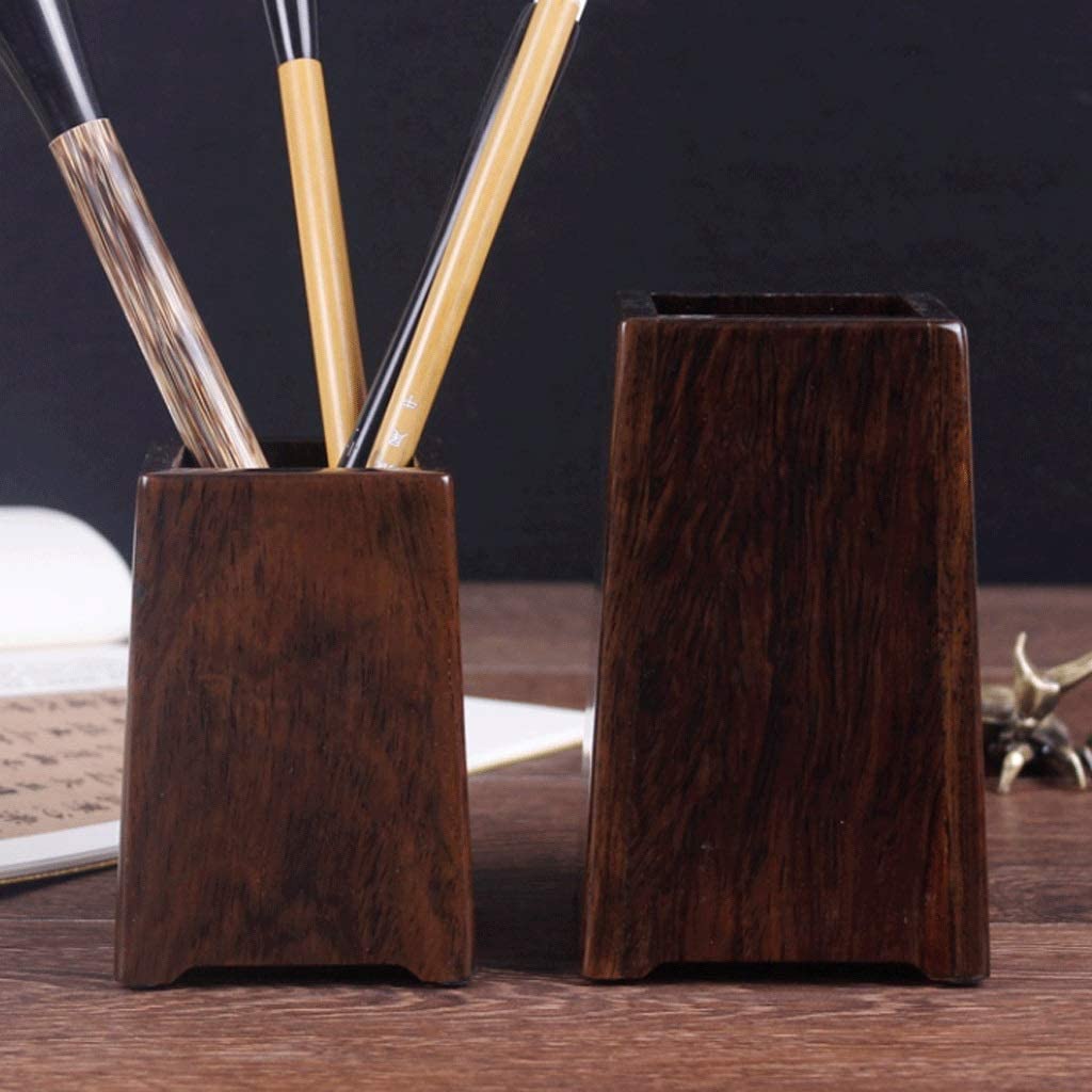 Schreibtisch-Bleistifthalter, Stiftehalter aus Holz, multifunktionaler, langlebiger Stiftaufbewahrungshalter für Büro, Klassenzimmer, kreativer Make-up-Pinselhalter mit