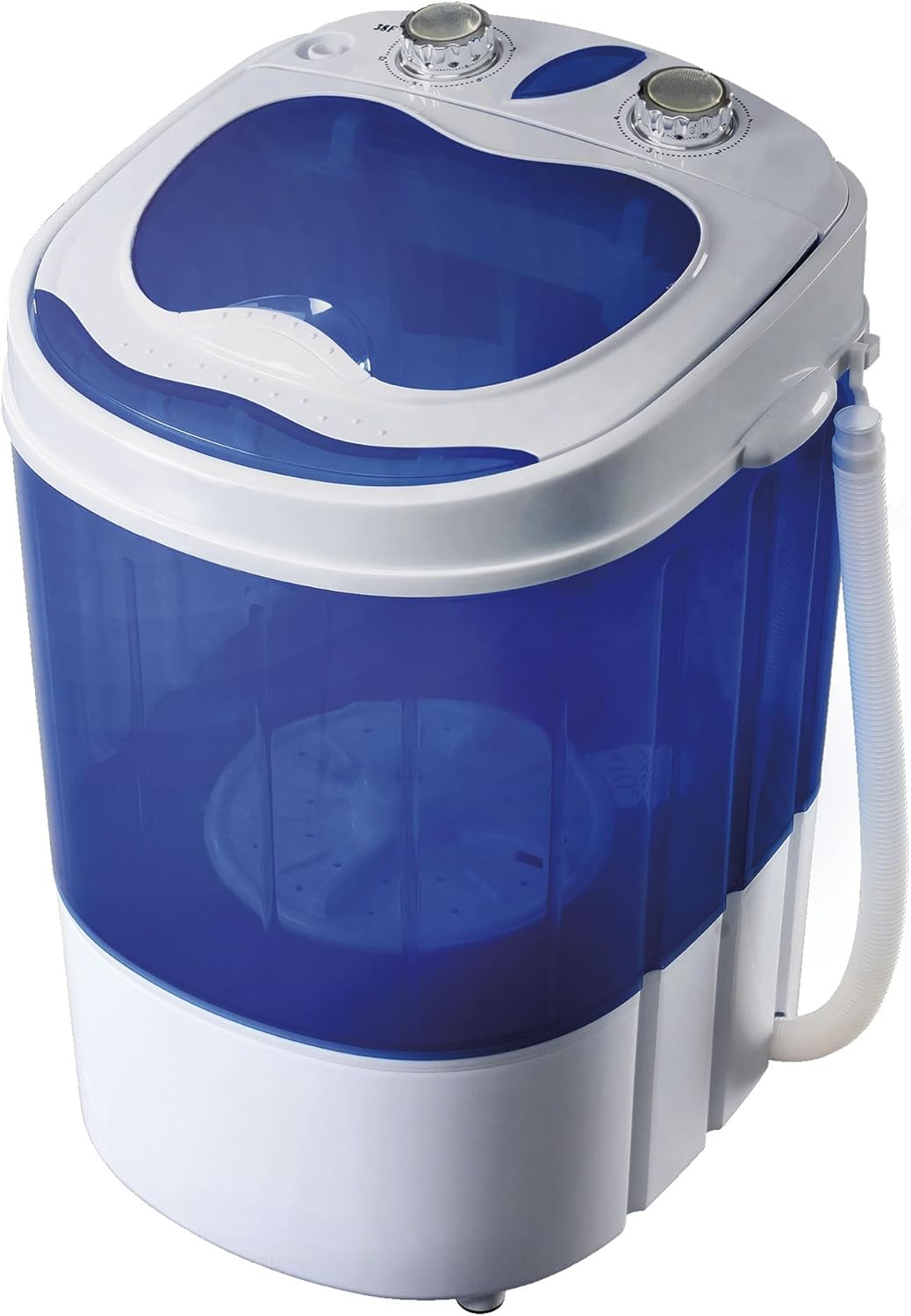 Briebe Camp Mini Lavatrice Portatile Con Centrifuga, Campeggio, Capacità Abbigliamento 3Kg, Ideale Viaggi e Camper, Carico Superiore, Basso Consumo Acqua ed Energia, WM1111