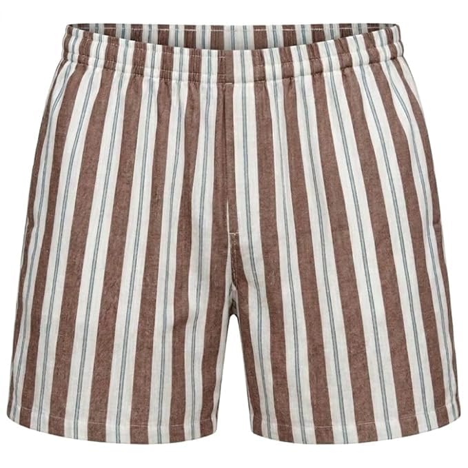 relaxofit Men's 100% Pure Cotton Striped Boxer Shorts | Traditional Lattha Janghiya Style Underwear with Soft Elastic Rubber Strip | Relaxed Fit Nekar (Free Size, Multi-Color)-picture-42