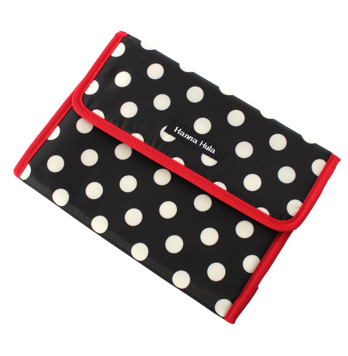 Hanna Hula Jabara Case (Mother and Child Notebook Case Multi-Case) Polka Black