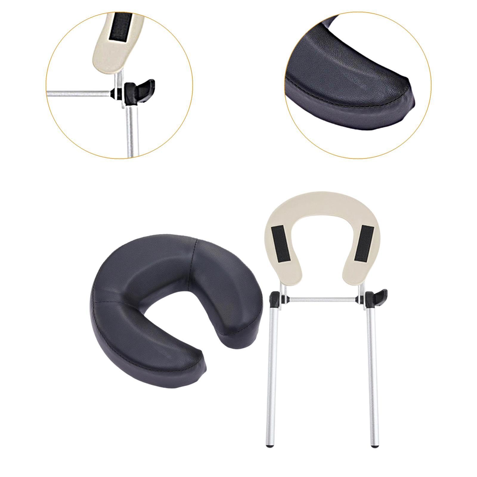 Kit per Massaggio da scrivania e per Materasso, Comodo, Multifunzione, Portatile, Regolabile e Riutilizzabile per casa, Spa, Salone, Ufficio, Nero