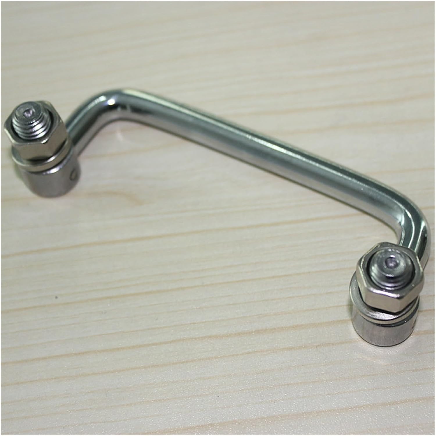 E5201-1 Series zinc Alloy A3 Steel Cabinet Industrial Door Stainless Steel Handle Mechanical Handle