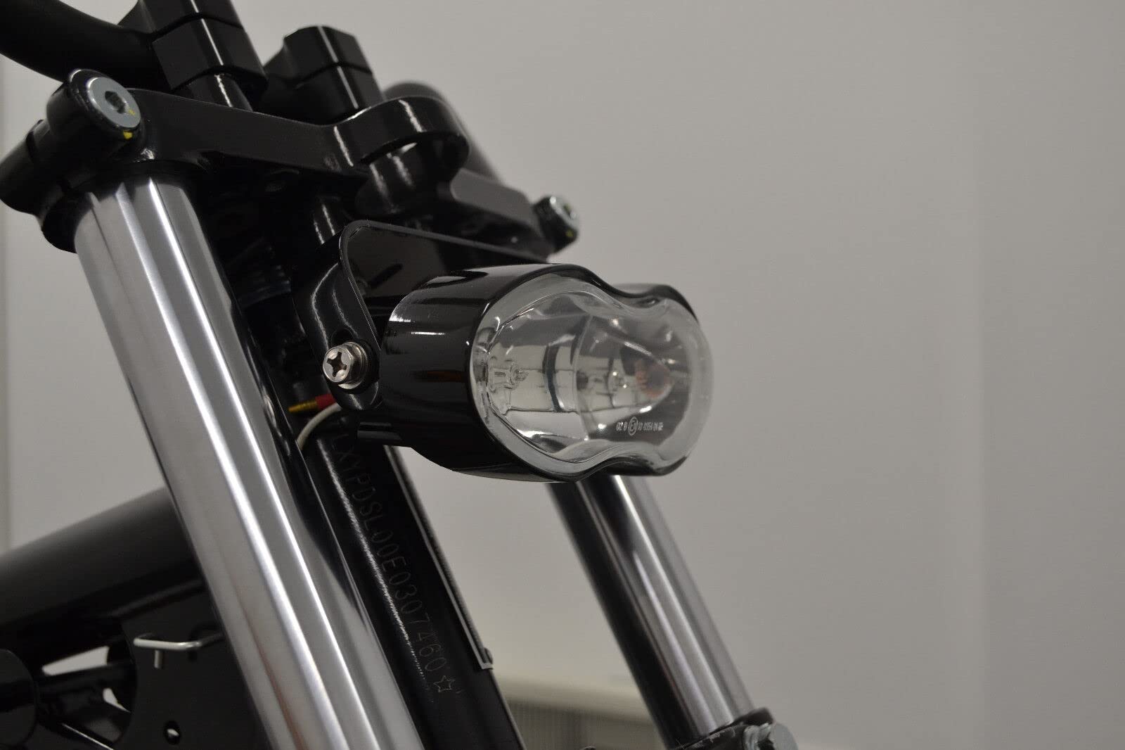 Cafe Racer Verkleidungsmaske Schwarz – Universelle Scheinwerferabdeckung Für Retro-Motorräder