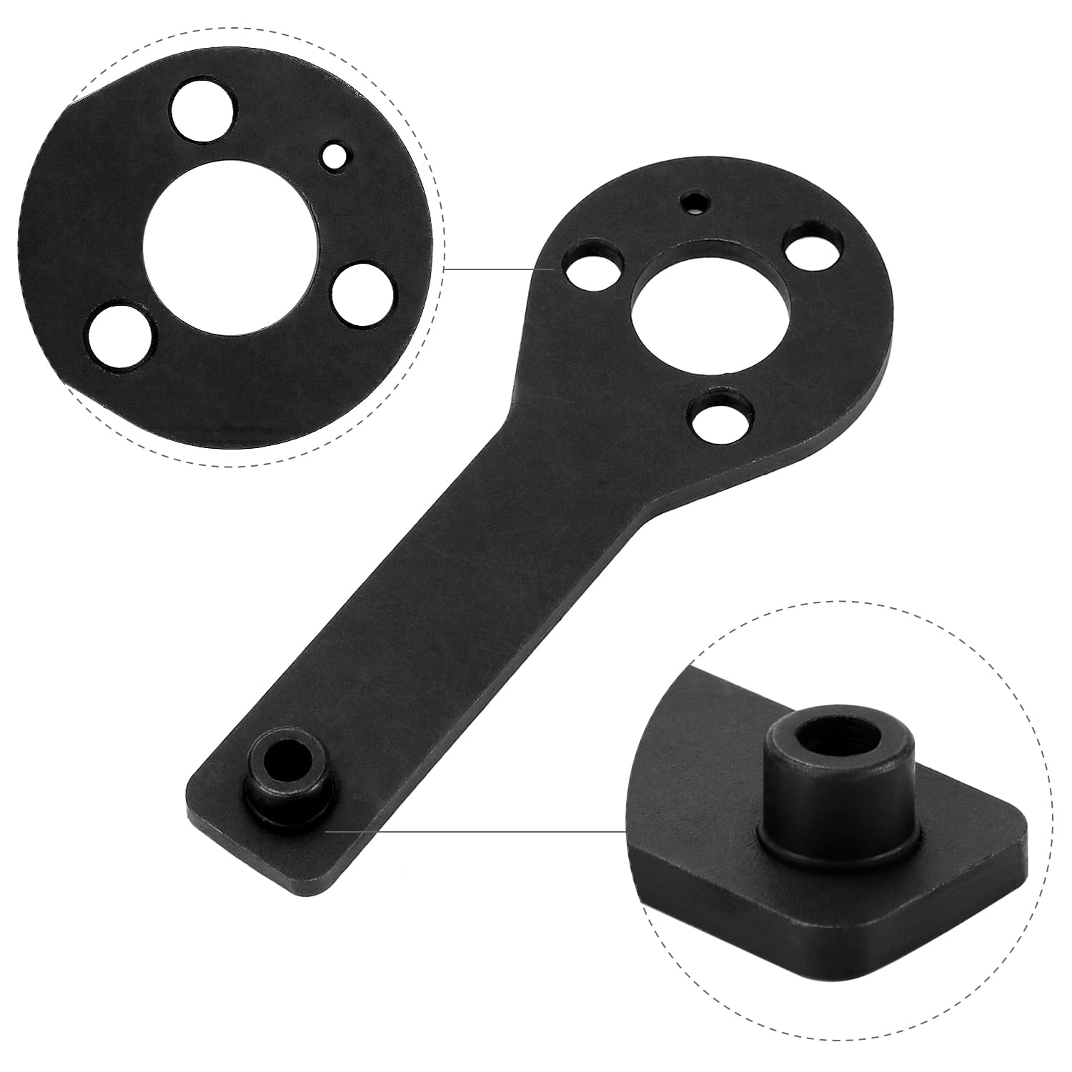 QWORK® Kit Attrezzo Messa in Fase, Strumento di Regolazione del Motore Dell'auto, Compatibile con Motori Fiat Punto Evo, Panda 1.1, 1.2, 1.4 Litri 8V