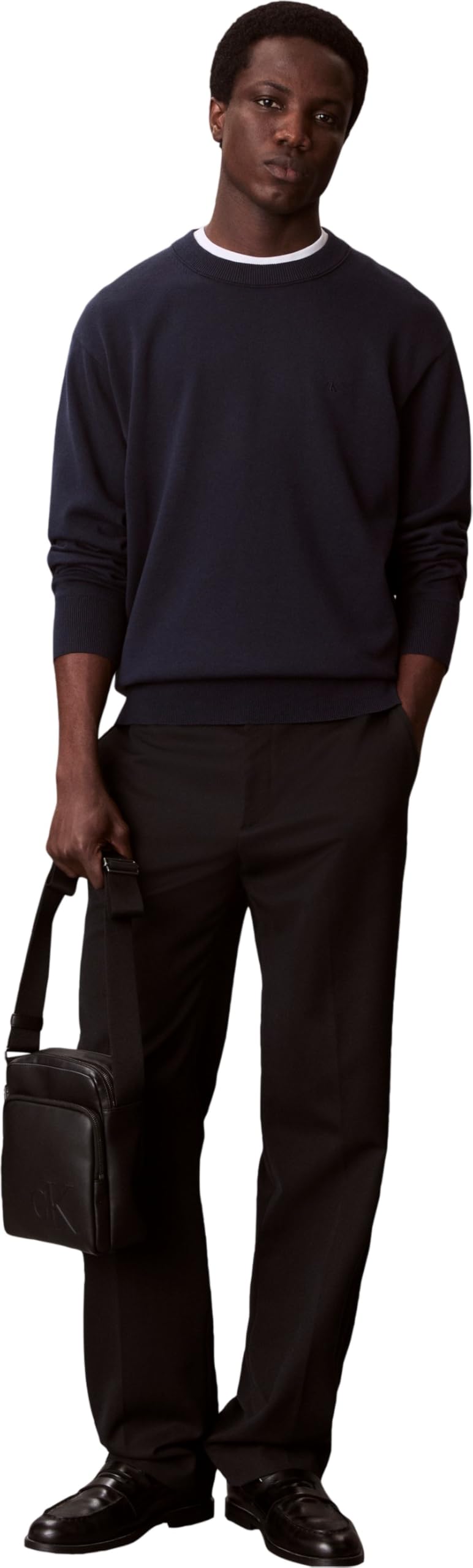 Calvin Klein Bold Ck Pocket Reporter UB1 - BLACK One Size