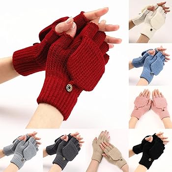 小物 s@ki Lowgauge Fingerless Knit Glove Amazon.com: Gumney