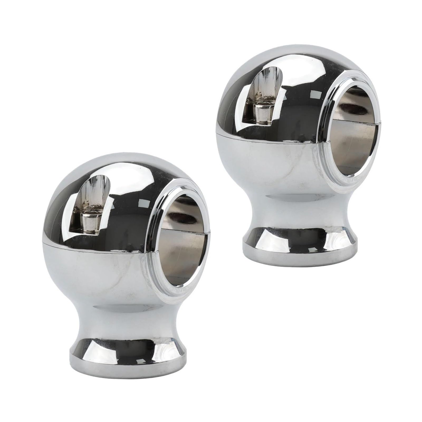 Elevadora Manillar Abrazadera Elevación para Manillar Motocicleta Universal 1-1/4" Y 32 Mm Redonda Gruesa para Shadow para Dyna para Chopper para Bobber(Cromo)