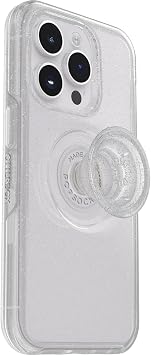 OtterBox iPhone 14 Pro Otter+Pop Case, Shockproof, Drop Resistant, Protective Case with PopSockets PopGrip, Tested 3 Times According to Military Standards, Stardust