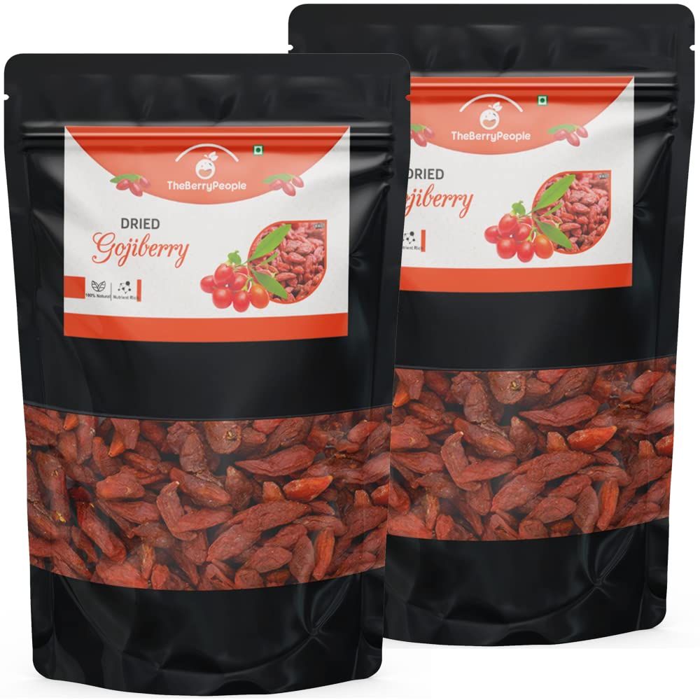 The Berry People Goji Berry (Dry Fruits) | Dry Goji Berry | Naturally Antioxidant Rich, Whole Goji Berries, Dried Berries(Gluten Free, Non GMO, Nutritious, Vegan) | HEALTHY SNACK | 150 grams x 2 (B09J651NR4) Amazon Price History, Amazon Price Tracker
