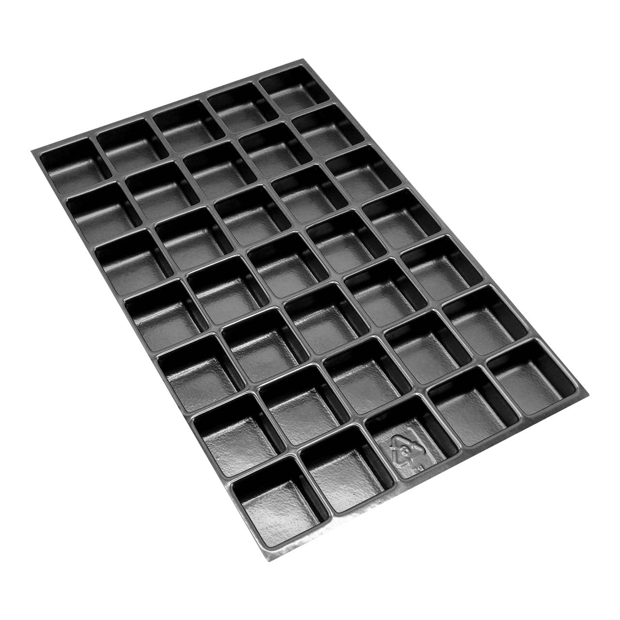 BISLEY MultiDrawer Schubladeneinsatz A4, 35 Fächer – für alle DIN A4 Schubladen, Metall/Kunststoff 36.5 x 23.7 x 5 cm