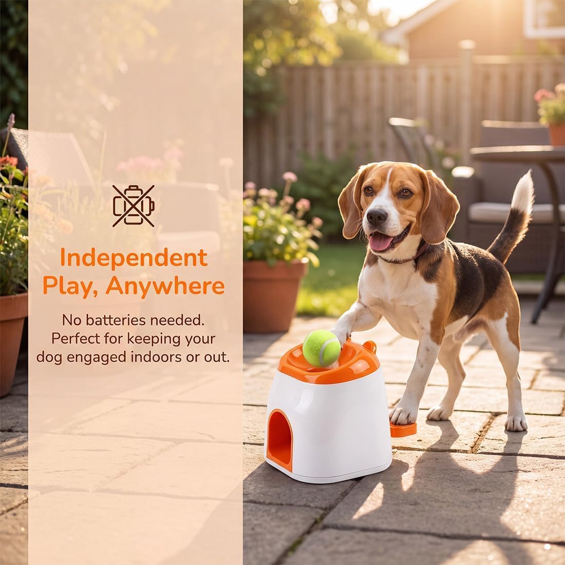 Lanzador de pelotas de tenis 2 en 1 para perros y dispensador de golosinas, máquina de lanzamiento automática de pelotas para mascotas, juguetes interactivos de entrenamiento al aire libre