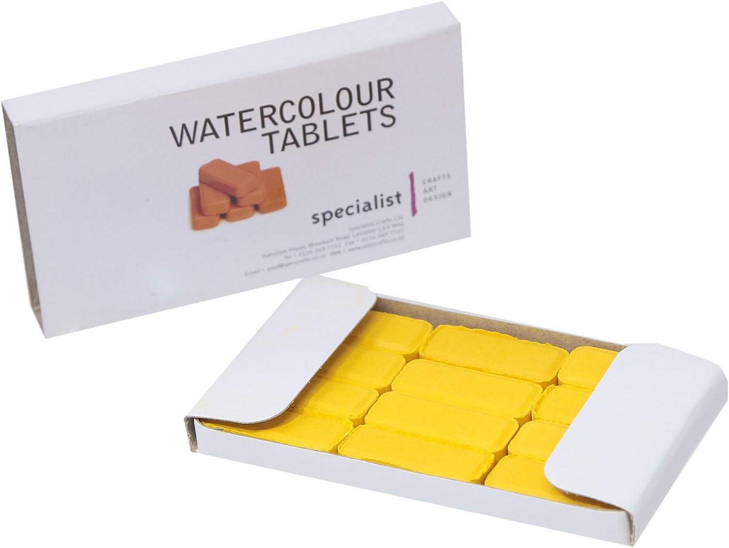 Watercolour Tablets Pack of 12 Gamboge