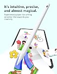 HJCE Pencil for iPad (2018-2026), Apple Pencil USB-C Stylus Pen Pixel-Perfect for iPad(6/7/8/9/10/11(A16) th),i Pad Air(3/4/5/6/M2/M3/M4),i Pad Mini(5/6/7th),i Pad Pro 12.9/11/13''