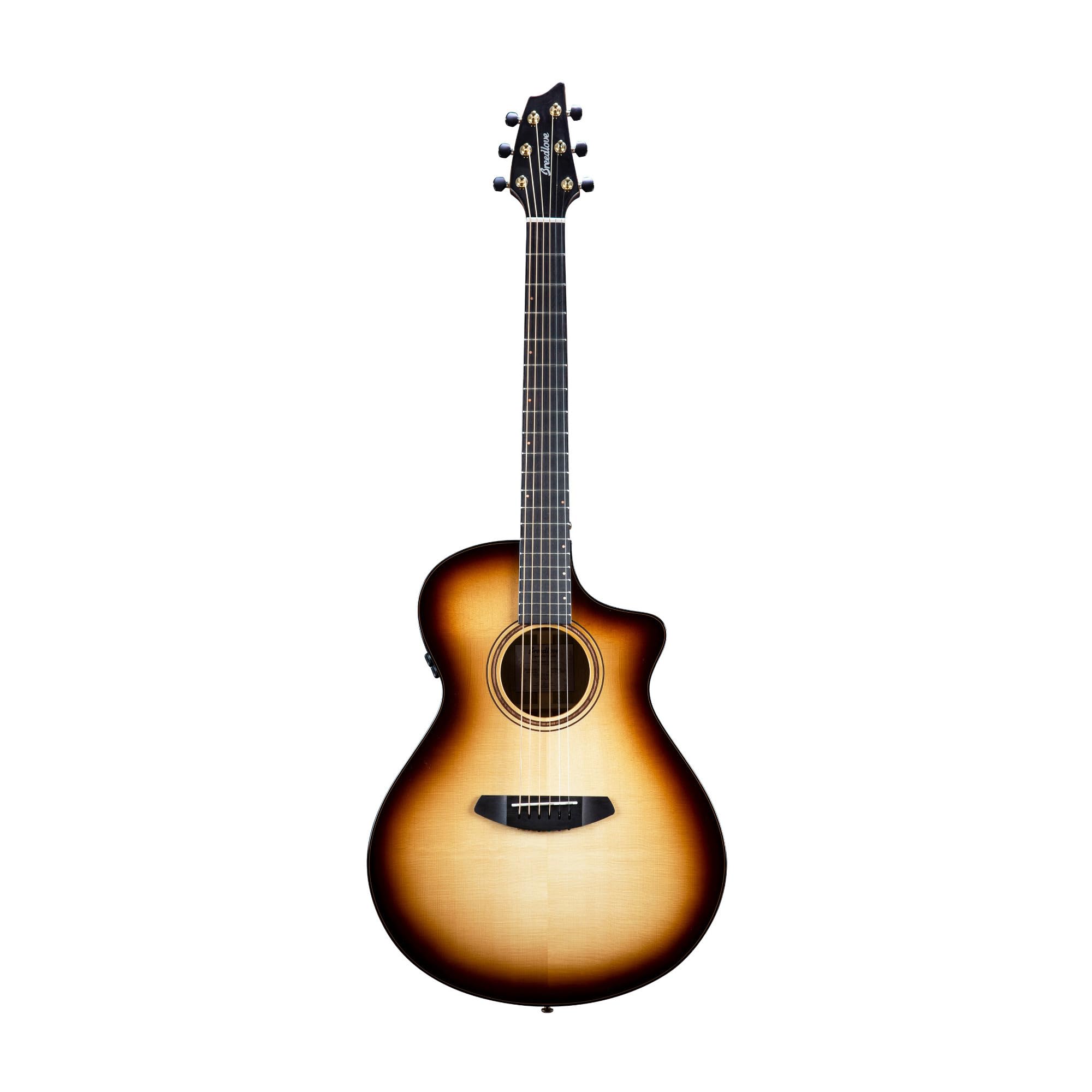 Breedlove Artista Pro Concert CE 6-String European Spruce Wood Top Acoustic Guitar with Maple Neck and Real Solid Tonewoods (Right-Handed,Burnt Amber)