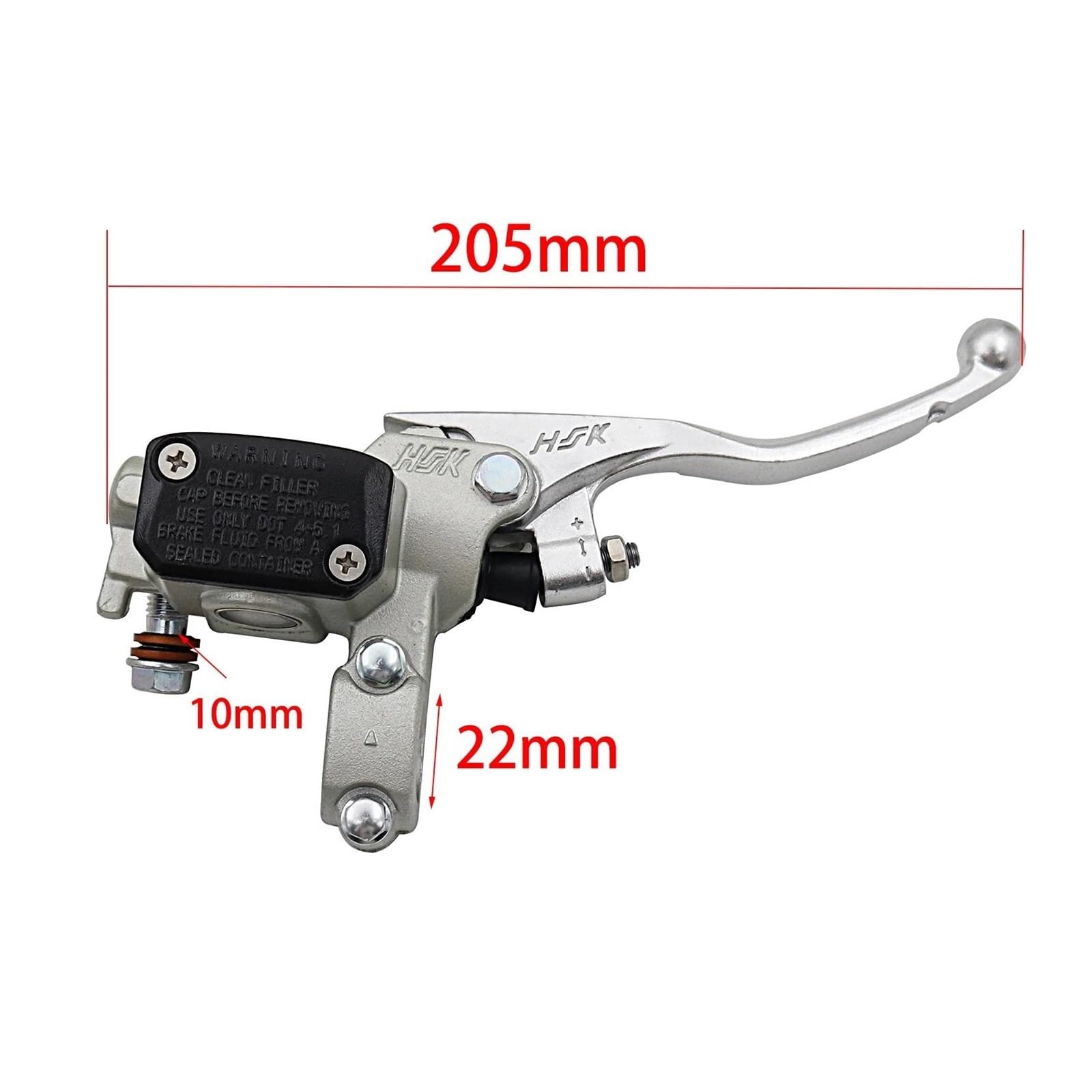 22 Mm 7/8'' Para KTM XC XC-W XC-F SX SX-F EXC EXC-F TPI 125-530 2008-2023 Cilindro Maestro De Freno Derecho De Motocross Palanca De Freno De Bomba