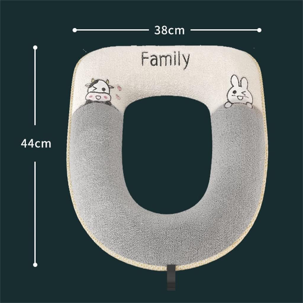 Toilet Seat All Seasons Universal Gasket Sticky Cushion Cover 1 Piece