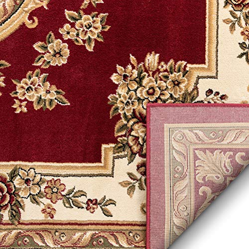 Tapete Pastoral Medallion Rojo 160x221 cm miniatura 6