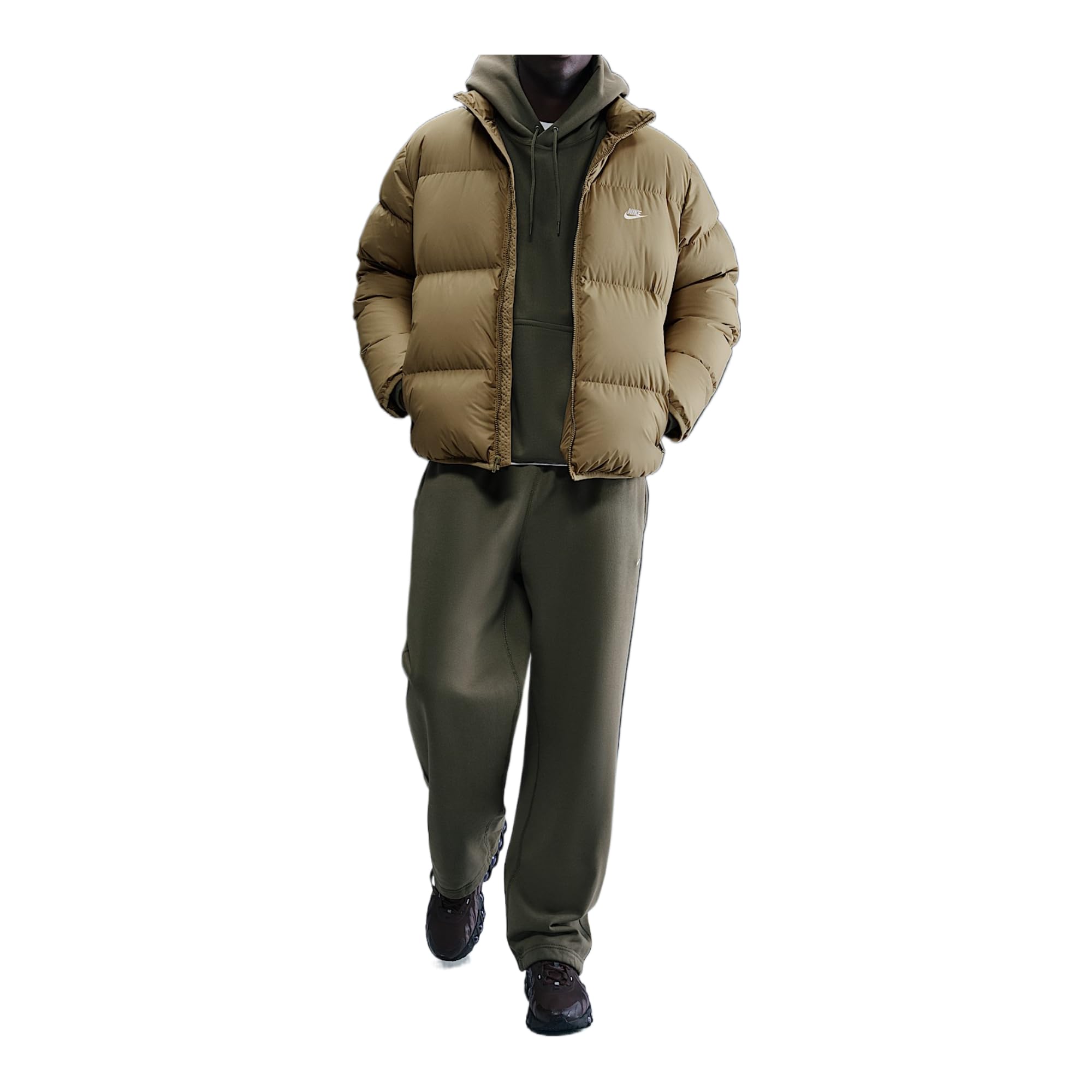 Sportswear Club Men's Therma-FIT Down Puffer Jacket (Parachute Beige/White)