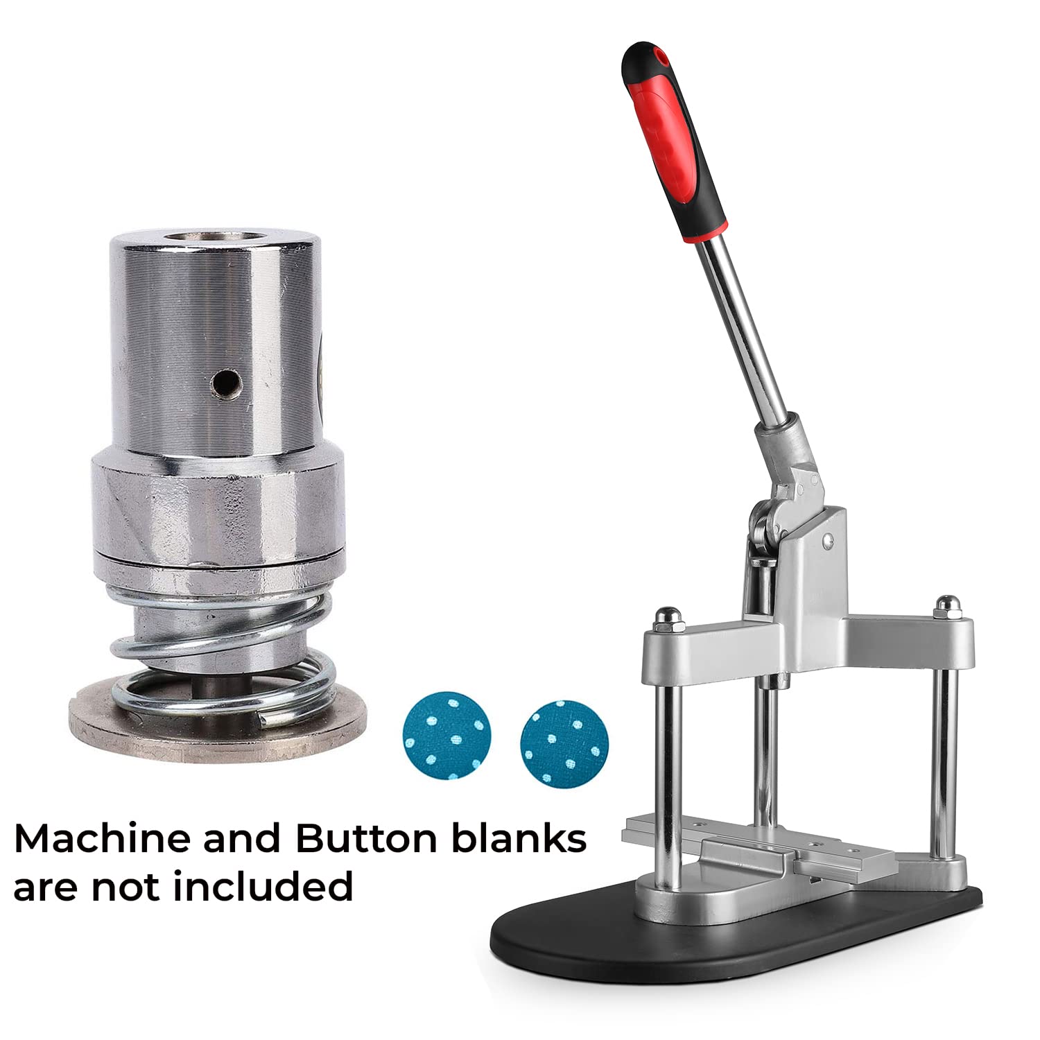Herramienta de molde de botón de cubierta de tela, troqueles de molde de prensa de forma redonda para máquina de prensa manual, botones de ropa decorativos personalizados, ropa de bricolaje, 18mm