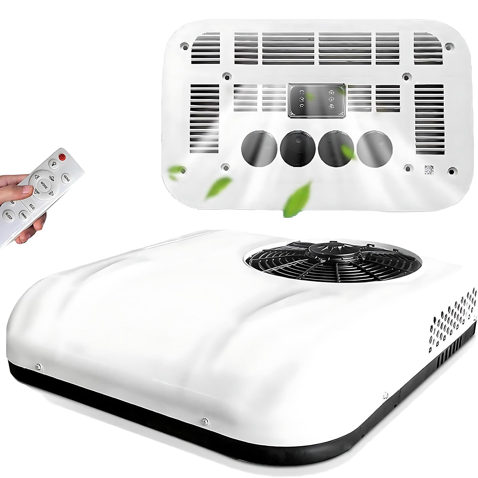 HajMyrdonyx 12V/24V DC Air Conditioner, RV Rooftop Air Conditioner 12V