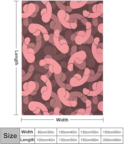 Miniatura 2 de Manta de franela con estampado suave para el pene, manta para sofá cama, para mujeres y hombres, regalo