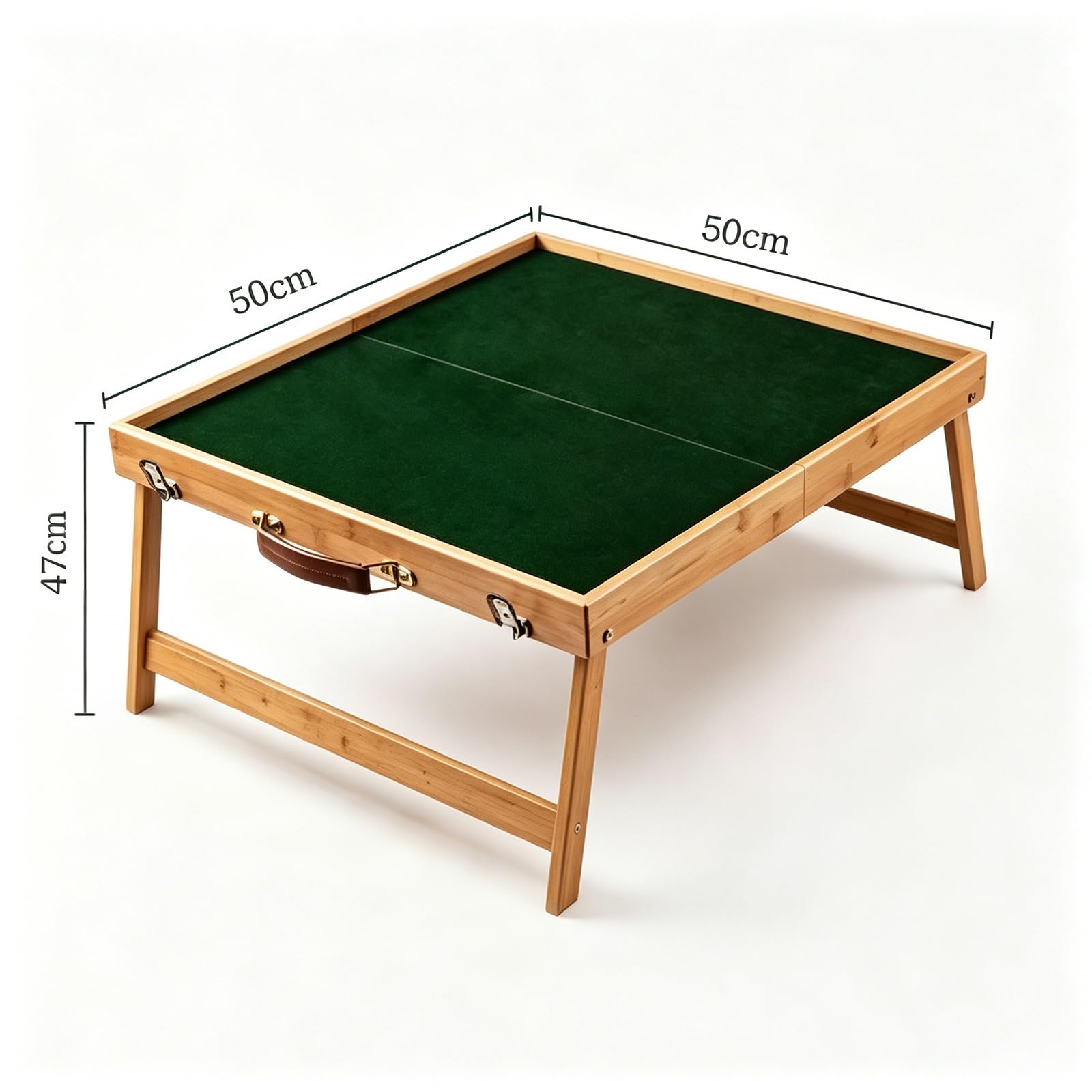 Mesa Plegable De Madera Portátil para Mahjong, Incluye Bolsa De Almacenamiento, Regla Y Dados para Uso Doméstico Y Recreativo Al Aire Libre. Superficie Fácil De Limpiar para El Hogar O Noches De