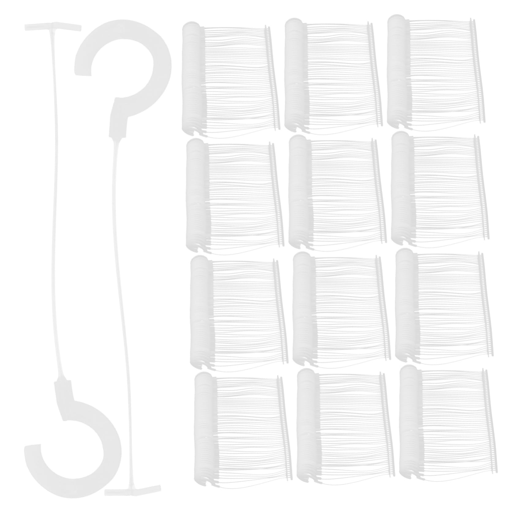 LALAFINA Long-Lasting Plastic 5000pcs Tag Fasteners Clothing Tag Hanger Easy Attachment