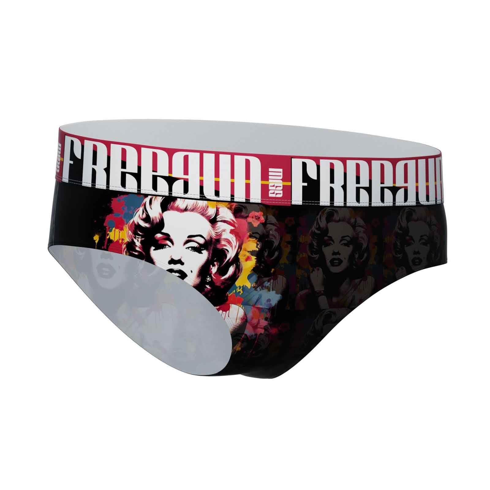 FREEGUN 4 Stück Boxershorts Mikrofaser Damen