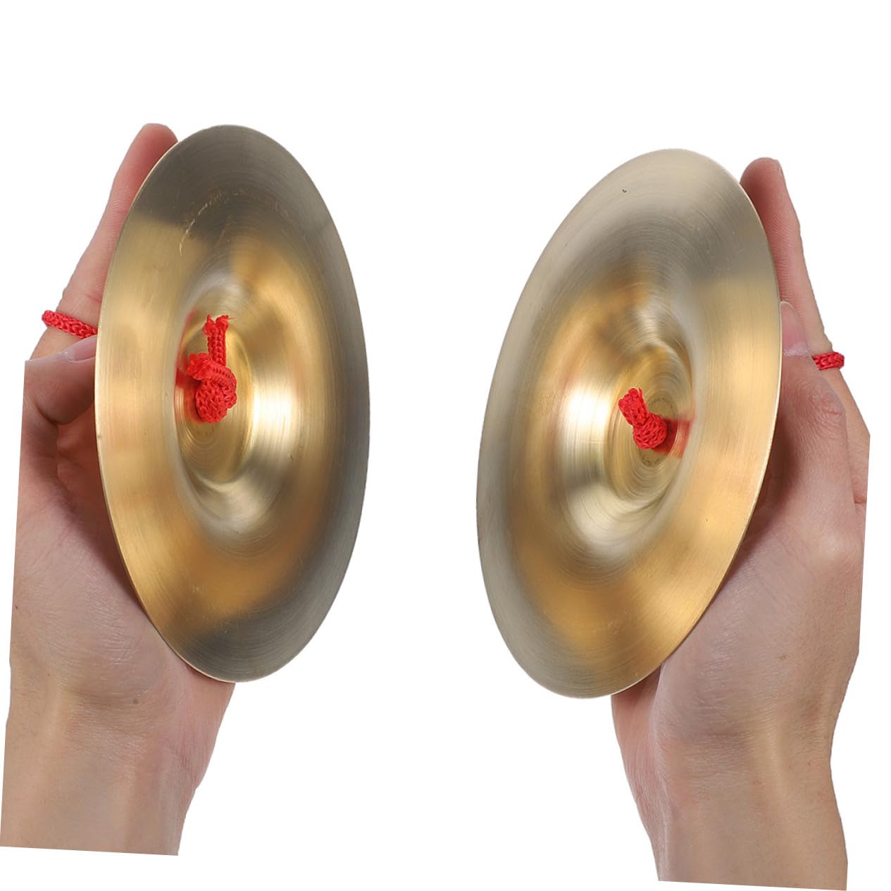 Goldene Übungs Fingerzimbeln 15cm 4 Stück Schlaginstrumente