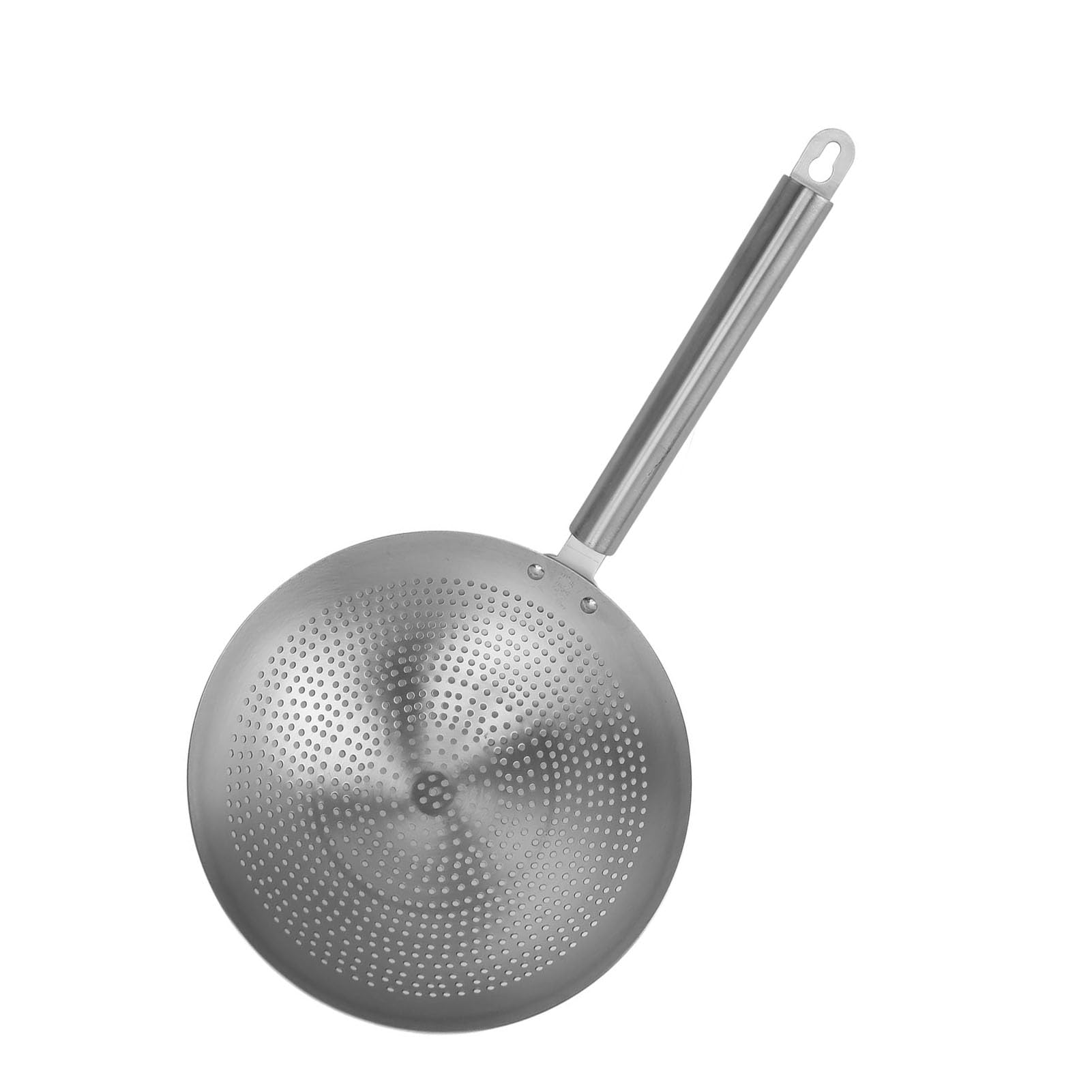 HEEPDD Espumadera de Cocina, Colador de Apertura de 3 Mm, Cuchara, Filtro Fino, Acero Inoxidable 304 para el Hogar (22cm)