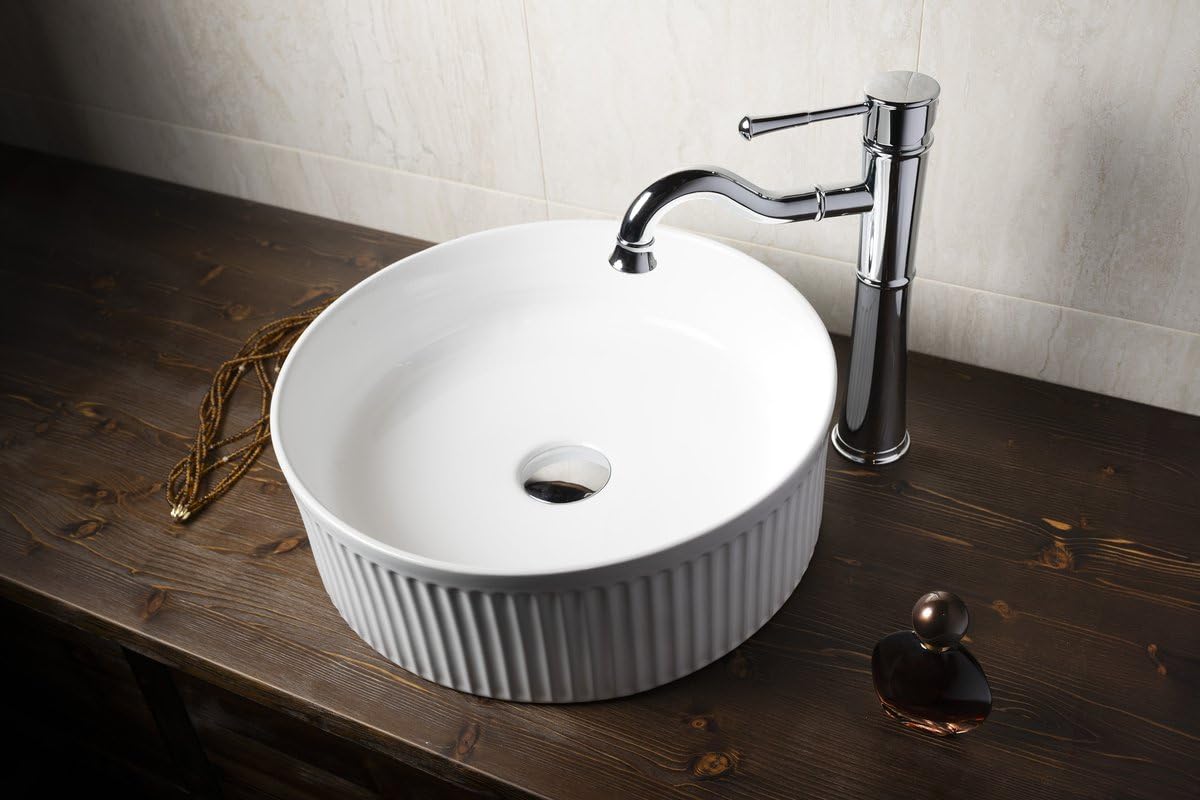 Sapho PICOBELLO Keramik-Waschbecken Durch. 37cm, zum Aufsetzen, Weiß