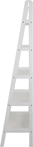 Miniatura 8 de Casual Home Estantería de escalera con 5 estantes de madera maciza, 100% madera maciza, 24.75 pulgadas de ancho x 16 pulgadas de profundidad x 72
