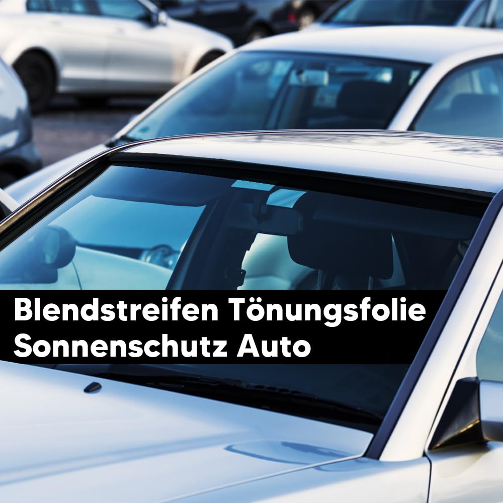 Bande De Film De Pare-Soleil 140X20Cm, Bande De Pare-Soleil De Voiture Bande De Film De Pare-Soleil 140X20Cm, Bande De Pare-Soleil De Voiture