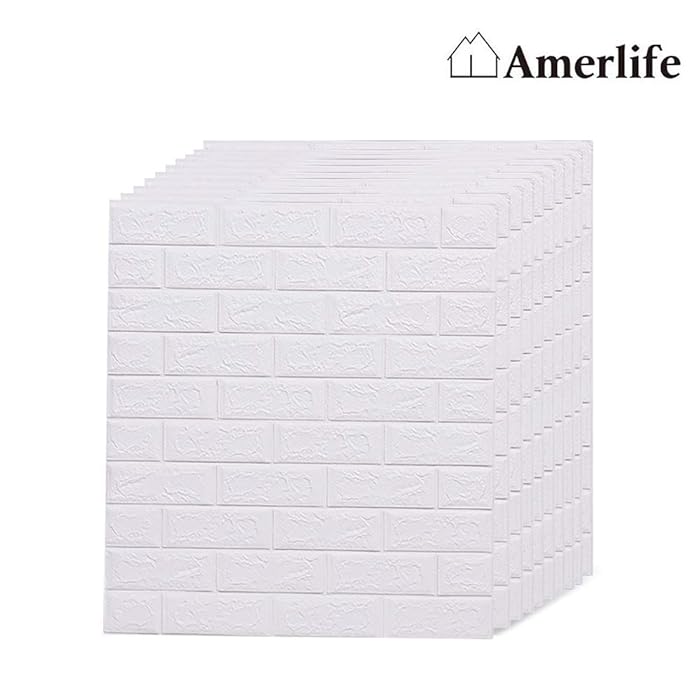 Buy AMERLIFE 58.13 Sq.Ft 3D Wallpaper SelfAdhesive Foam Brick Wall