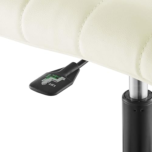 Miniatura 7 de Modway Escritorios y sillas de oficina en casa Ripple, color blanco y negro