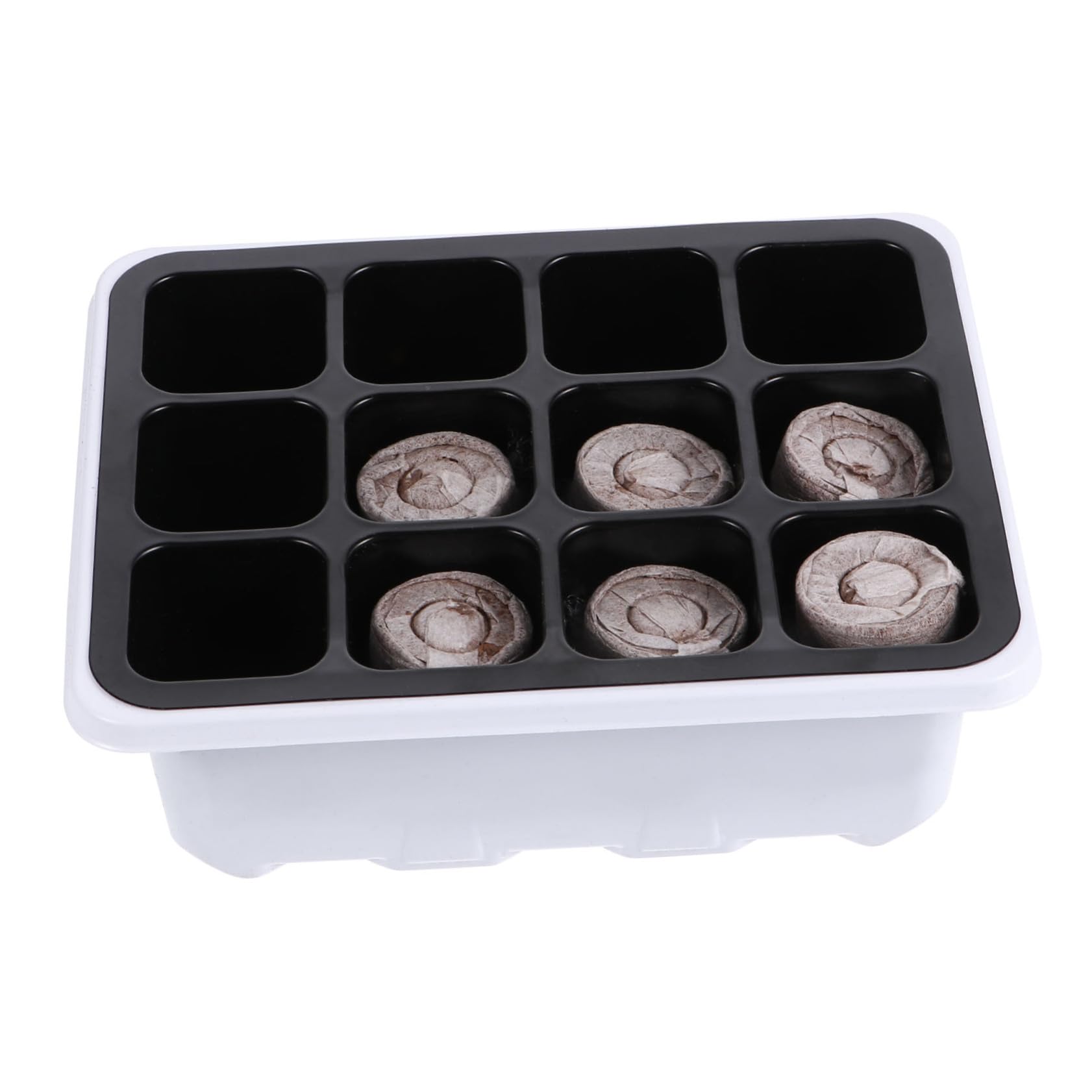 TOYANDONA 2 Set Vassoi per Germinazione per Giardinaggio E Serra Strumenti per Piantine E Semina Adatti 12 Pezzi*2