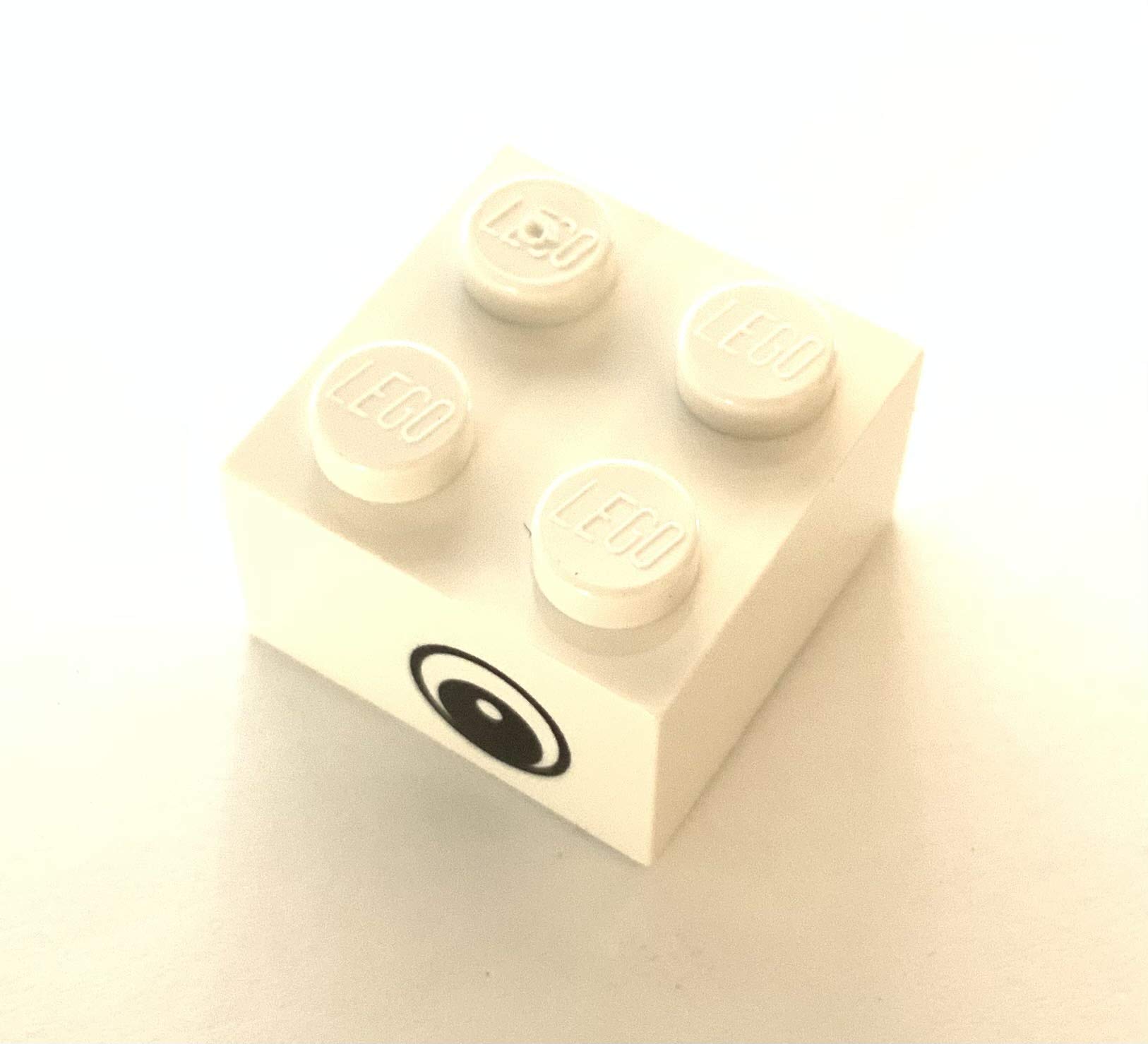 Amazon.co.jp: レゴ(LEGO) レゴパーツ ブロック[白]2x2(対面に目玉 
