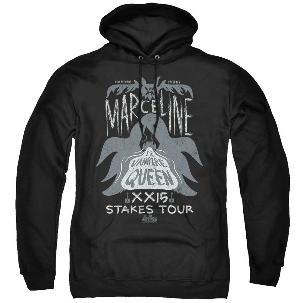 Trevco Adventure Time Marceline Concert Unisex Adult Pull-Over Hoodie X-Large Black