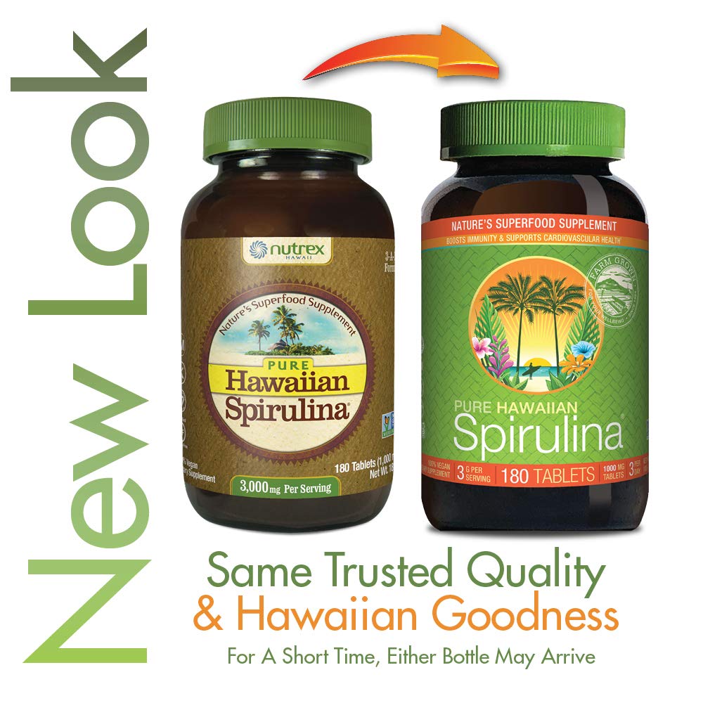 Nutrex Hawaii, Espirulina hawaiana pura, tabletas de 1...B0039ITKRO