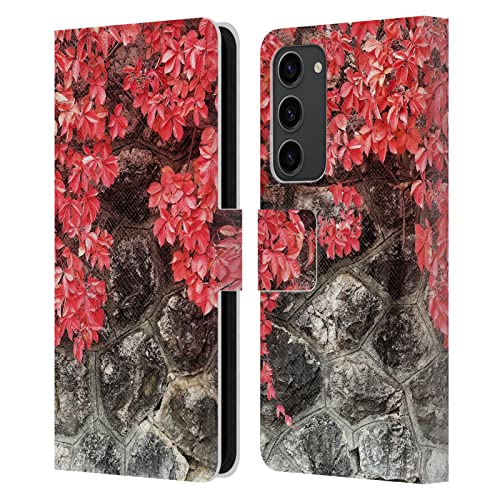Étui portefeuille en cuir compatible avec Samsung Galaxy S23+ 5G PLdesign