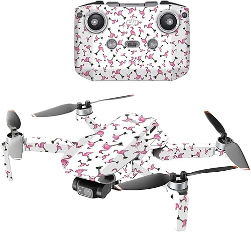 Miniatura 7 de MightySkins - Compatible con DJI Mini 2 Dron portátil - Estrellas sonrientes  Funda protectora de vinilo duradera y única  Fácil de aplicar, quitar