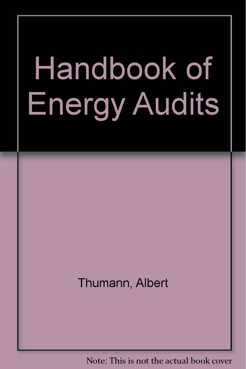 Buy Handbook of Energy Audits — BookShops.in