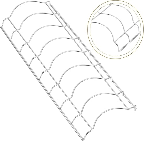 Miniatura 6 de Estante de secado de plato de acero inoxidable de una sola capa mini tazón de soporte para platos cuencos