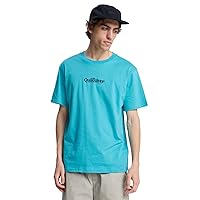 Quiksilver Maglietta a Manica Corta Fineline SS Uomo Blu