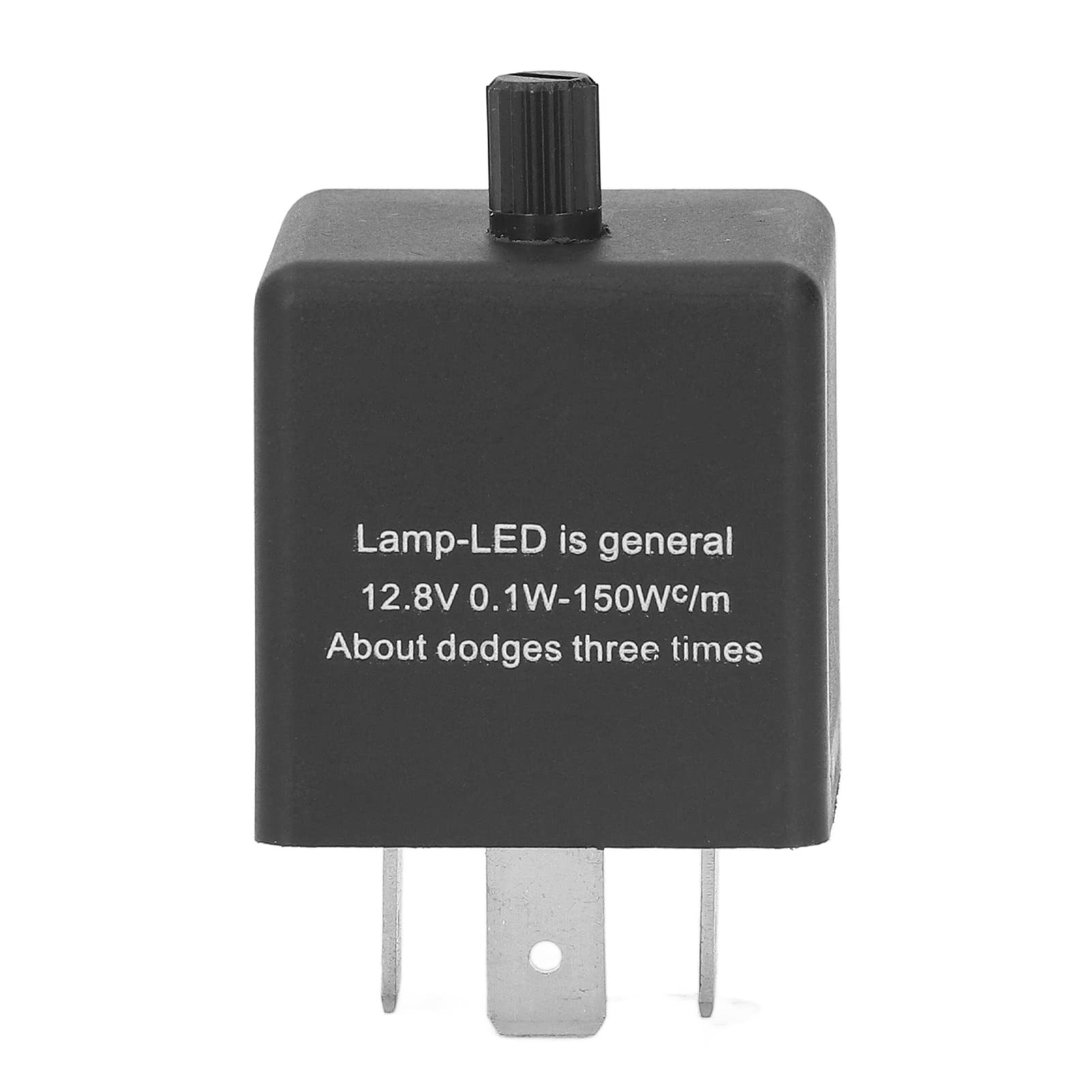 Przekaźnik migający LED do samochodu 3 Pin DC12V 10a regulowana częstotliwość migania moduł wodoodporny ABS Fix dla żarówek LED wskaźniki kierunku dla samochodów motocykl
