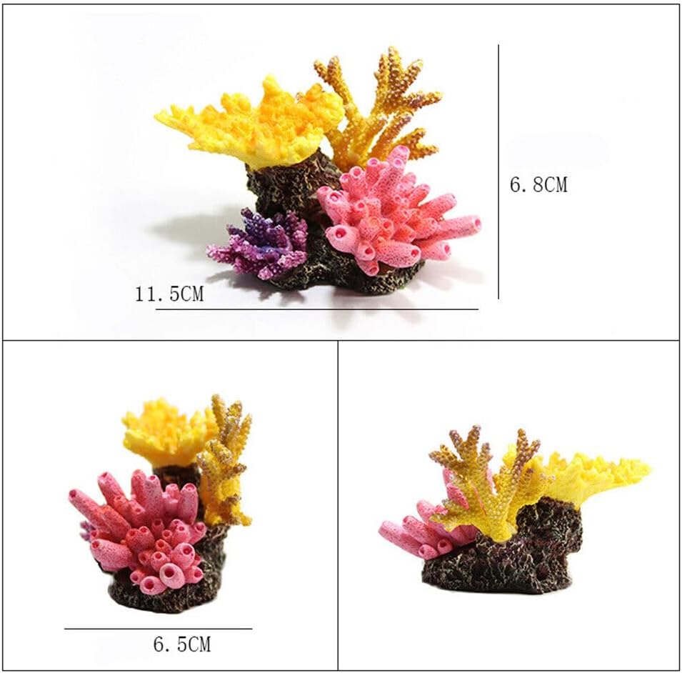 11.5cm Landscape Plant Artificial Resin Coral Reef Fish Tank Home Decor