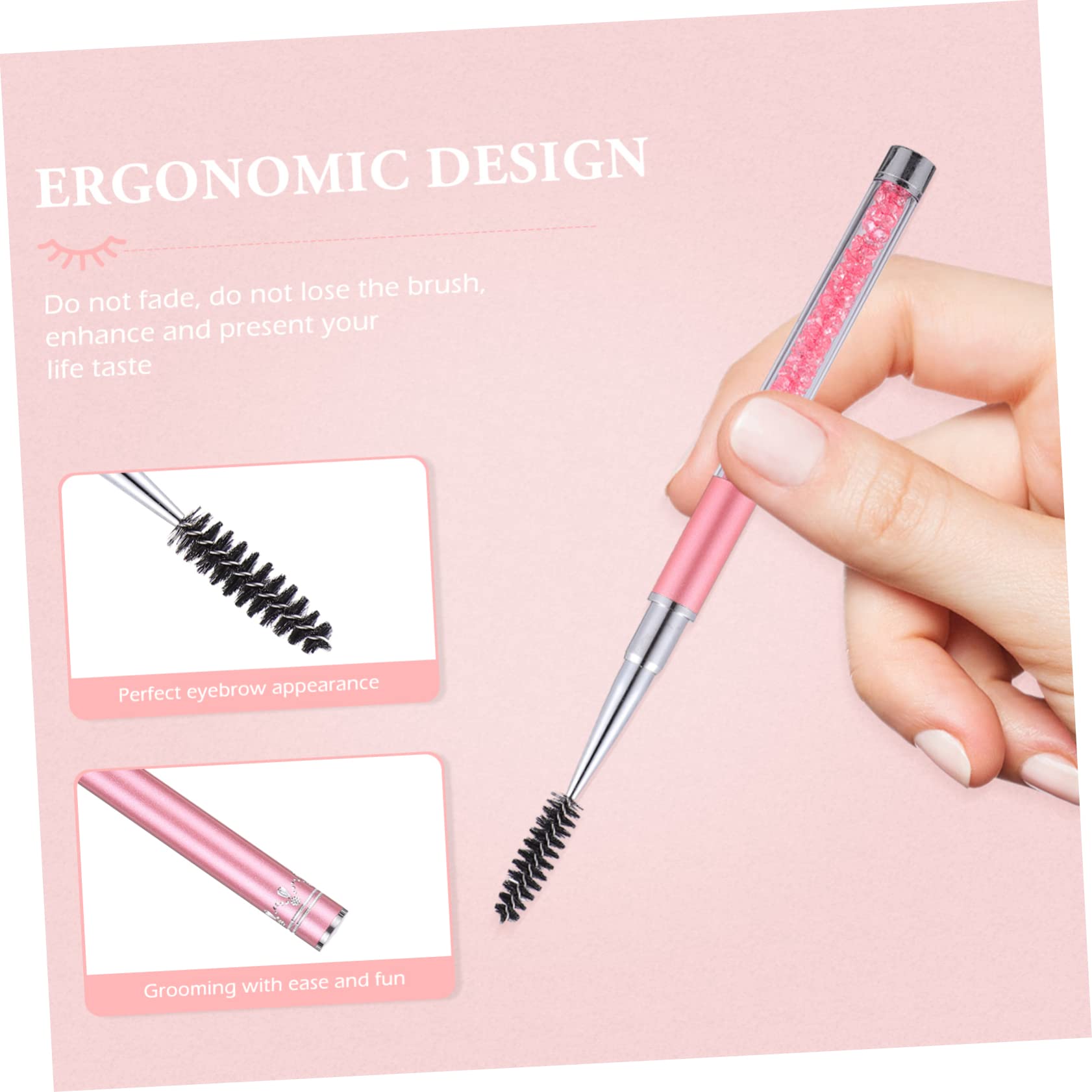 OHPHCALL Eyelash Wand Set with Spiral Brush Lash Tools for Natural Charming Look