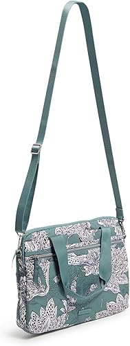 Miniatura 6 de Organizador delgado para laptop de sarga de rendimiento para mujer, Ramo de flores de melocotón